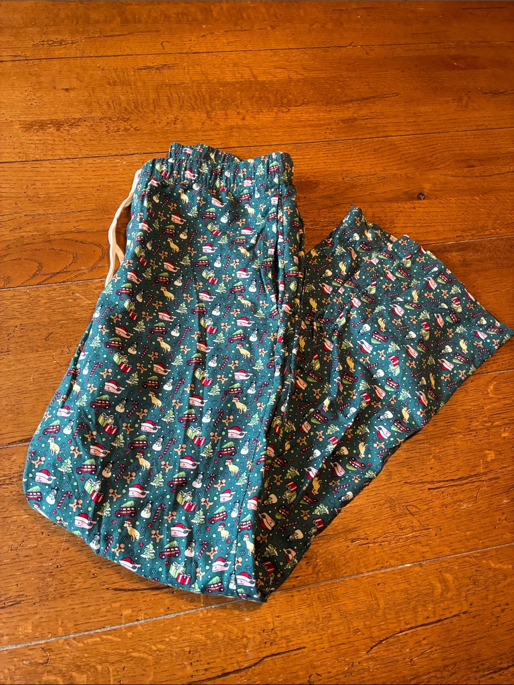 Vineyard Vines Green Holiday Print Women Joggers